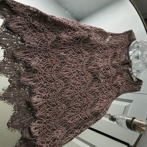 Lace crop top